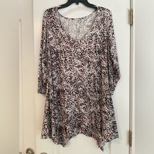 Rose & Olive Patterned Tunic